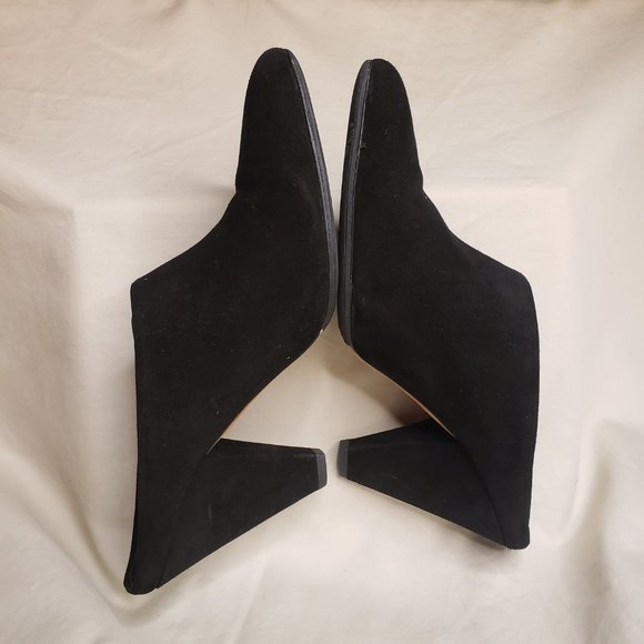 🦚HOST PICK🦚VINCE Black Suede EMBERLY Mule, Size 8.5M - Picture 9 of 11